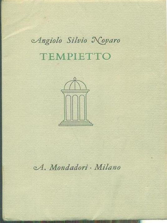 Tempietto - Angiolo Silvio Novaro - copertina