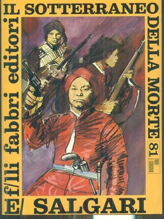 Il sotterraneo della morte - Emilio Salgari - copertina