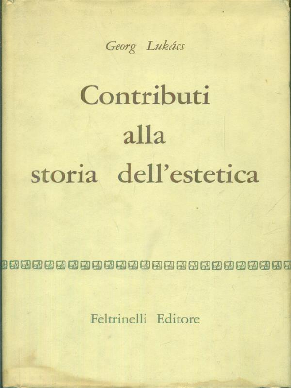 Contributo alla storia dell'estetica