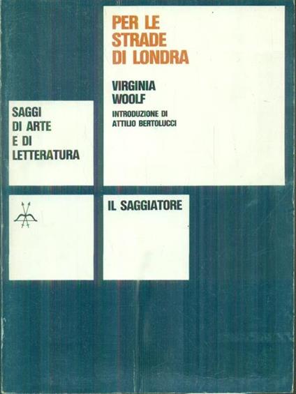Per le strade di Londra - Virginia Woolf - copertina