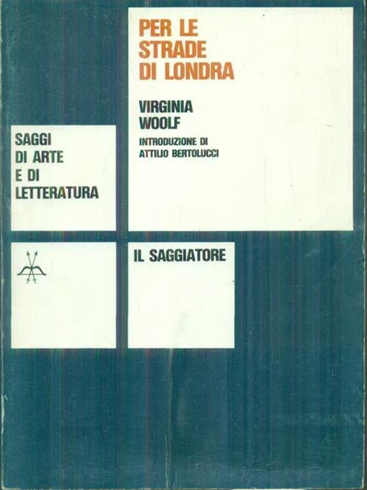 Per le strade di Londra - Virginia Woolf - copertina