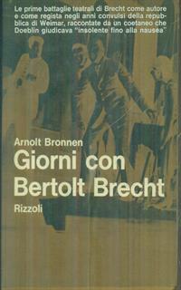 Giorni con Bertold Brecht