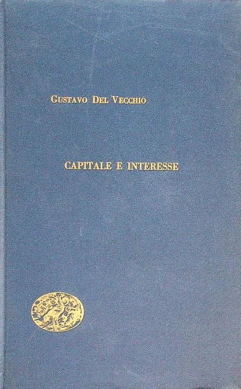Capitale e interesse - Gustavo Del Vecchio - copertina