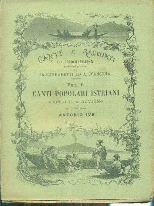 Canti popolari istriani - Antonio Ive - copertina