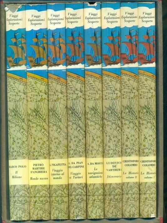 Cofanetto Viaggi Esplorazioni Scoperte 8vv - copertina