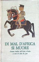 Di mal D'Africa si muore