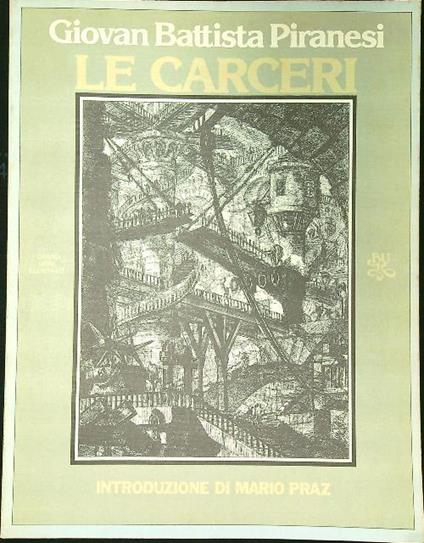 Le carceri - G. Battista Piranesi - copertina