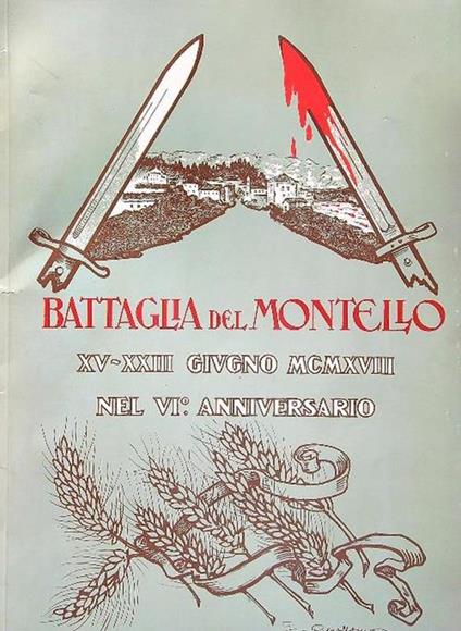 Battaglia del Montello - Oreste Battistella - copertina