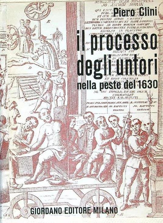 Il processo degli untori - Piero Clini - copertina