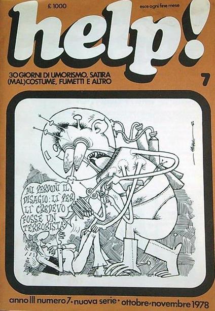 Help n. 7 ottobre/novembre 1978 - Emilio Isca - copertina