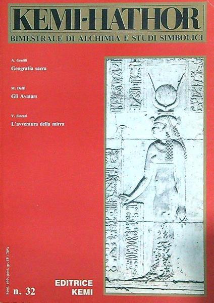 Kemi-Hathor. Bimestrale di Alchimia e studi simbolici n. 32 - copertina