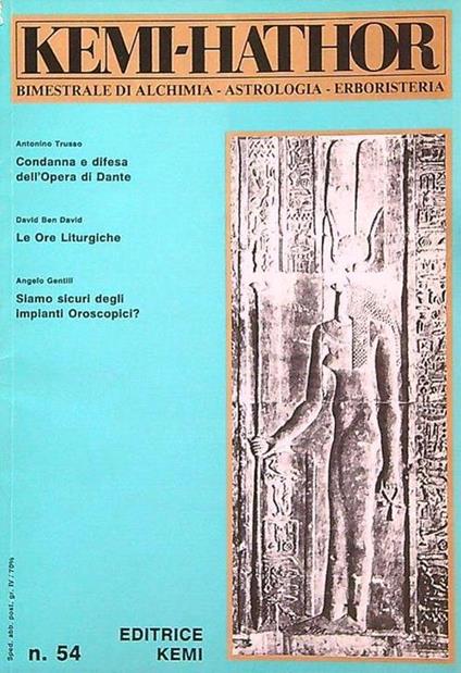 Kemi-Hathor. Bimestrale di Alchimia Astrologia Erboristeria n. 54 - copertina