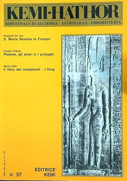 Kemi-Hathor. Bimestrale di Alchimia Astrologia Erboristeria n. 57 - copertina