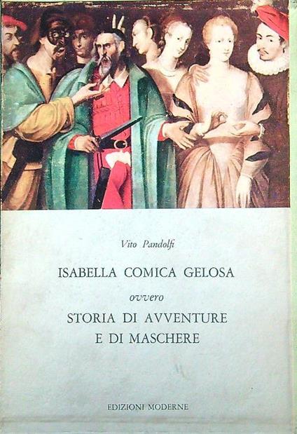 Isabella comica gelosa - Vito Pandolfi - copertina
