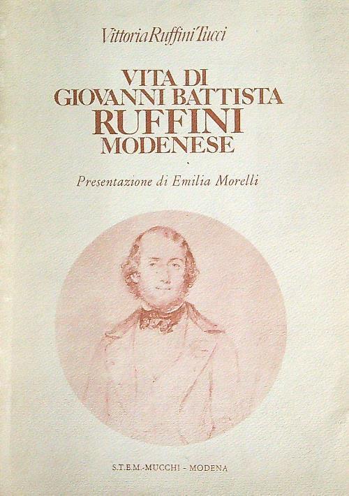 Vita di Giovanni Battista Ruffini Modenese - copertina