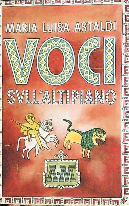 Voci sull'altopiano - Maria Luisa Astaldi - copertina