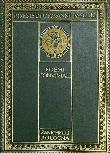 Poemi conviviali - Giovanni Pascoli - copertina