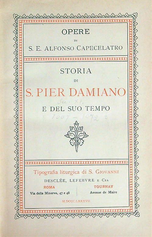 Storia di S. Pier Damiano