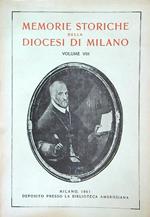 Memorie storiche della diocesi di Milano Vol. VIII