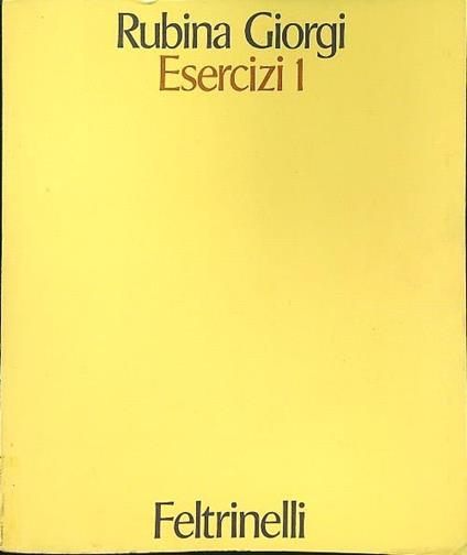 Esercizi 1 - Rubina Giorgi - copertina
