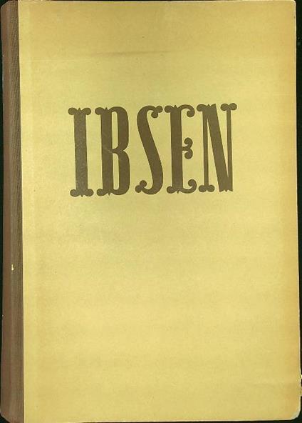 Ibsen - Henrik Ibsen - copertina