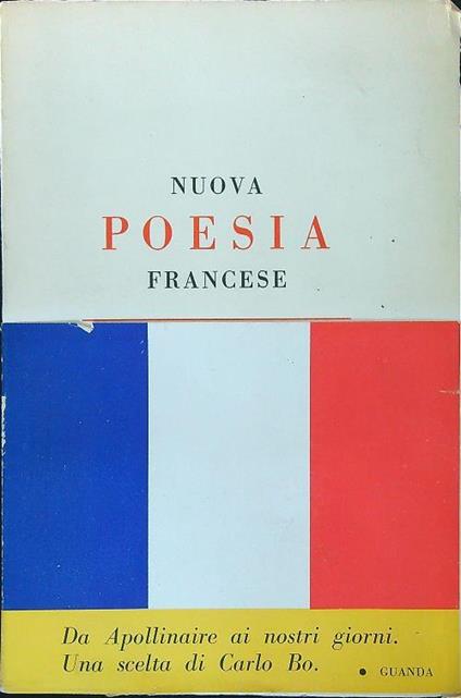 Nuova poesia francese - Carlo Bo - copertina