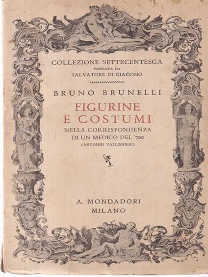 Figurine e costumi - Bruno Brunello - copertina