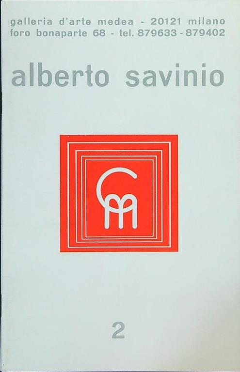 Alberto Savinio - copertina