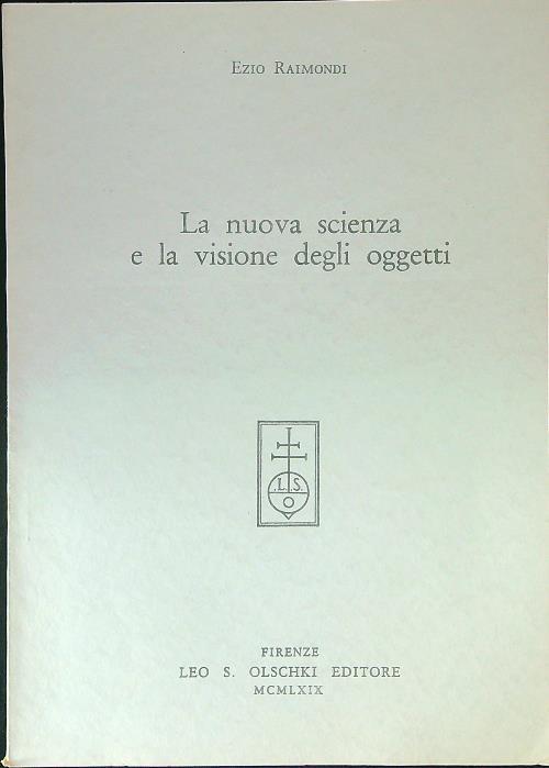 nuova scienza e la visione degli oggetti ESTRATTO - Ezio Raimondi - copertina