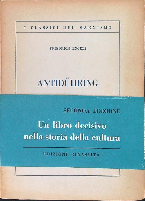 Antiduhring - Friedrich Engels - copertina