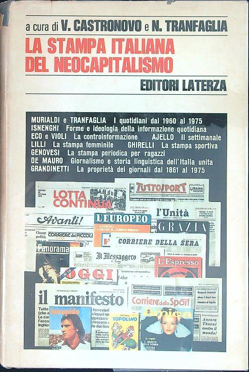 stampa italiana del neocapitalismo - V. Castronovo - copertina