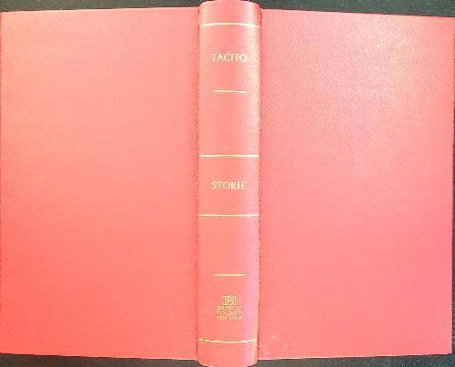 Storie - P. Cornelio Tacito - copertina