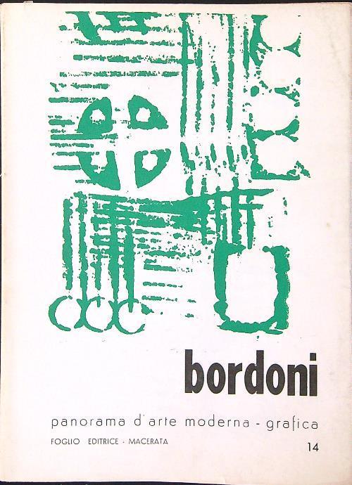 Panorama d'arte moderna - grafica Bordoni - copertina