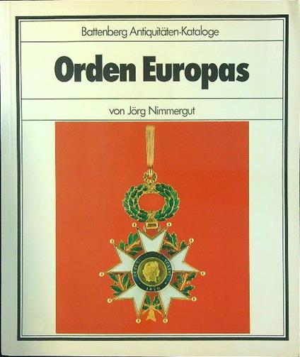 Orden Europas - Jorg Nimmergut - copertina