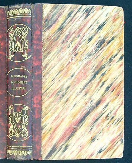 Biografie di uomini illustri - A. Zoncada - copertina