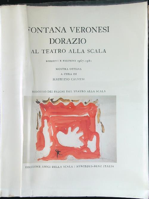 Fontana Veronesi Dorazio al teatro alla Scala - Maurizio Calvesi - copertina