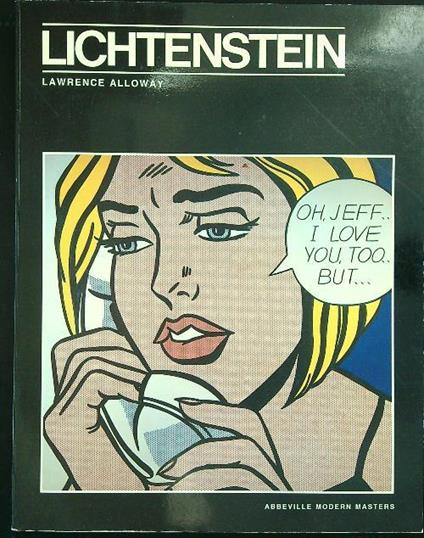 Lichtenstein - Lawrence Alloway - copertina