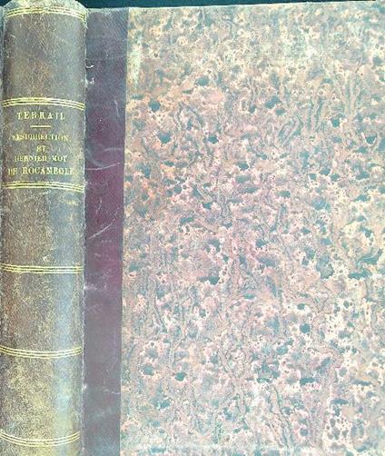 Resurrection et dernier mot de Rocambole - Terrail - copertina