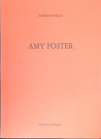 Amy Foster - Joseph Conrad - copertina