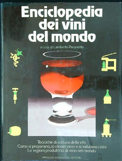 Enciclopedia dei vini del mondo - Lamberto Paronetto - copertina