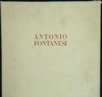 Antonio Fontanesi - Marziano Bernardi - copertina