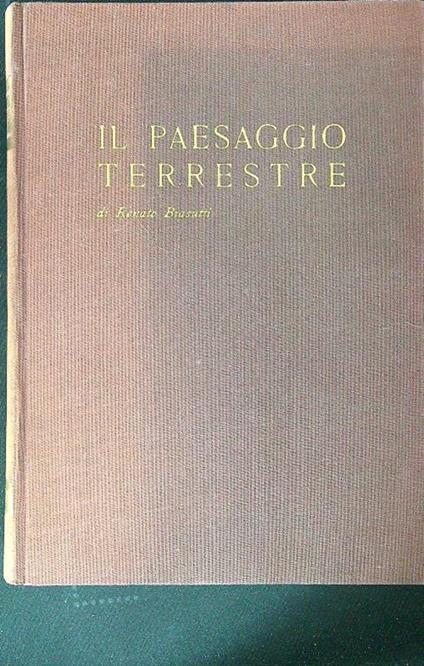 Il paesaggio terrestre - Renato Biasutti - copertina