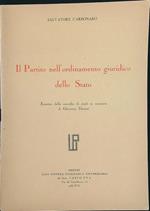 Il partito nell'ordinamento giuridico dello Stato