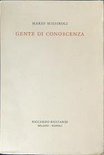 Gente di conoscenza