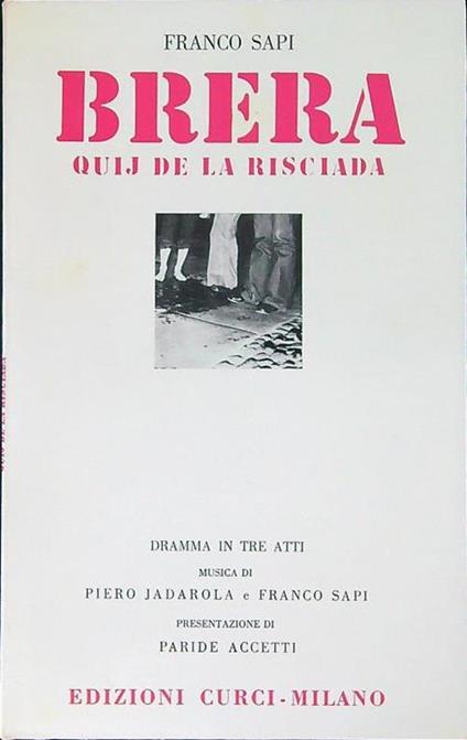 Brera Quij de la risciada - Franco Sapi - copertina