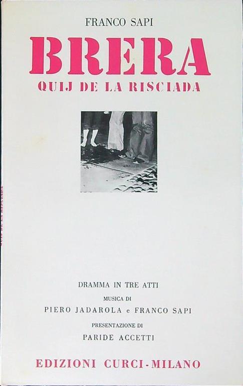 Brera Quij de la risciada - Franco Sapi - copertina
