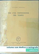 Per una definizione del tempo