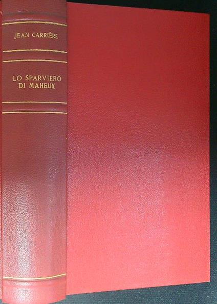 Lo sparviero di Maheux - Jean Carriere - copertina
