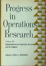 Progress in operations research Vol III