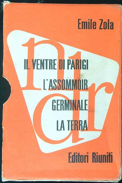 Emile Zola 4 vv - copertina